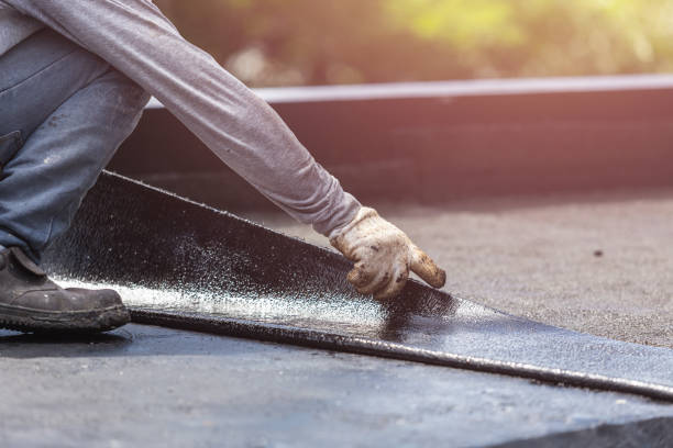 Professional Waterproofing technician working in Springwater, NY